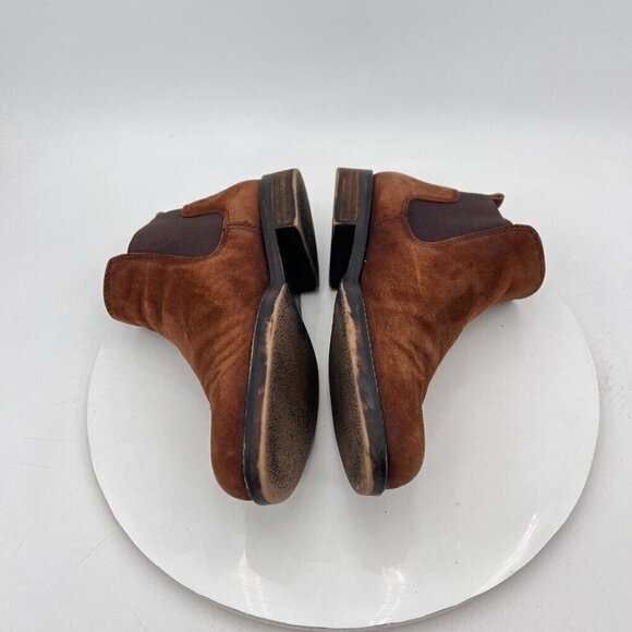 Franco Sarto Happily Women Size 7 M Brown Leather Side Elastic Chelsea Boot - Picture 9 of 15